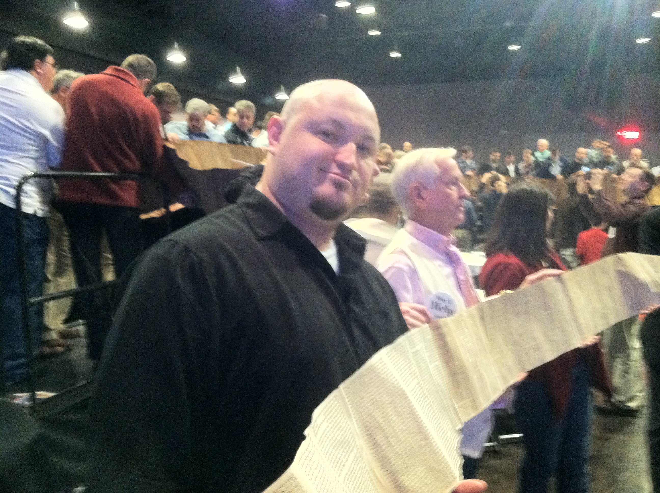 Holding Tora Scroll